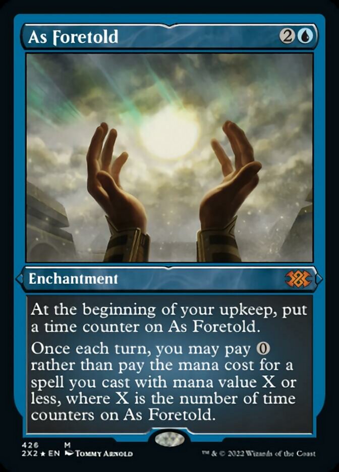 As Foretold (Foil Etched) [Double Masters 2022] | Fandemonia Ltd