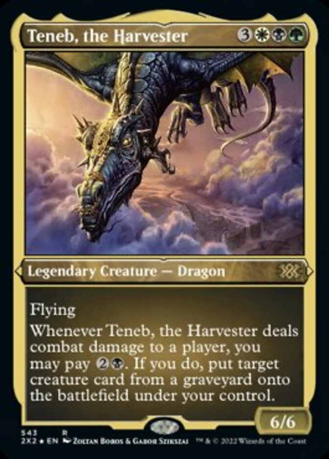 Teneb, the Harvester (Foil Etched) [Double Masters 2022] | Fandemonia Ltd