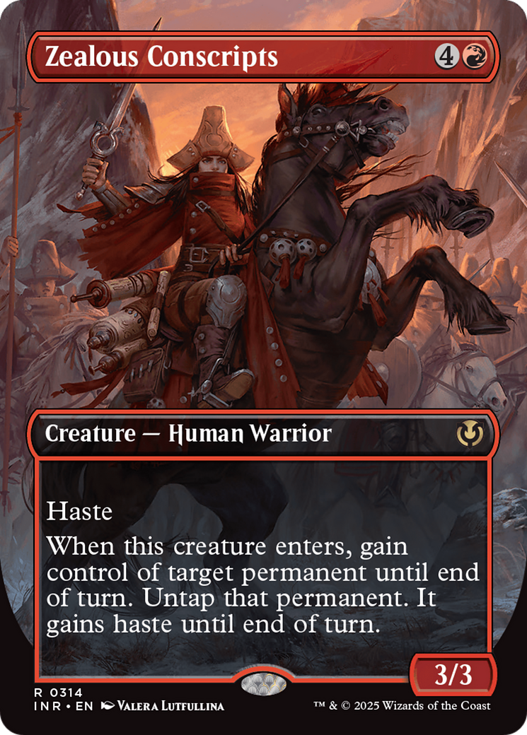 Zealous Conscripts (Borderless) [Innistrad Remastered] | Fandemonia Ltd