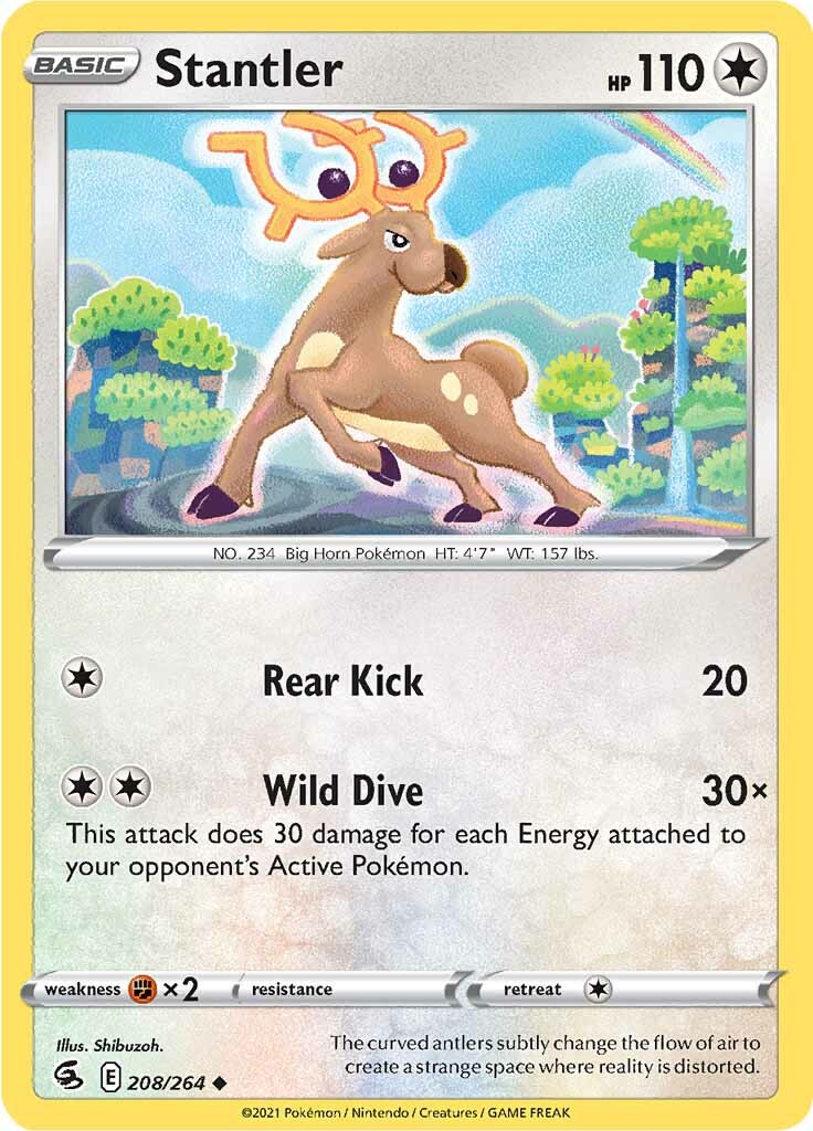 Stantler (208/264) [Sword & Shield: Fusion Strike] | Fandemonia Ltd