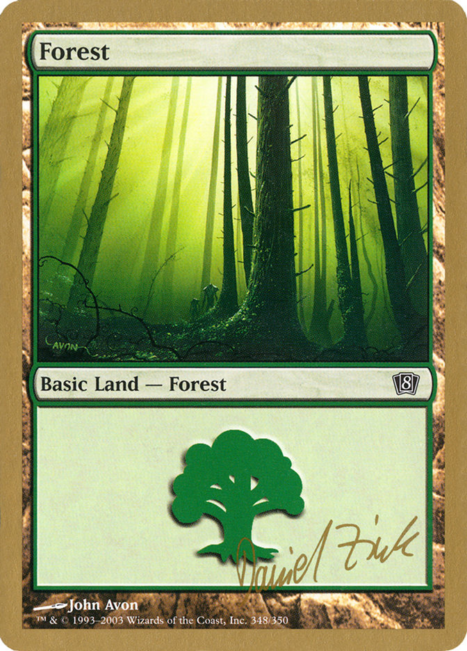 Forest (dz348) (Daniel Zink) [World Championship Decks 2003] | Fandemonia Ltd