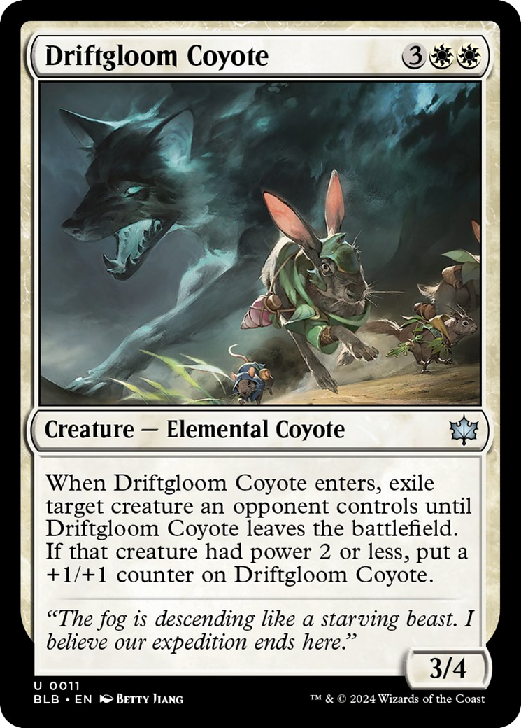Driftgloom Coyote [Bloomburrow] | Fandemonia Ltd