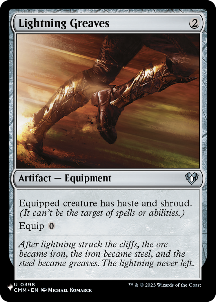 Lightning Greaves (CMM) [The List] | Fandemonia Ltd
