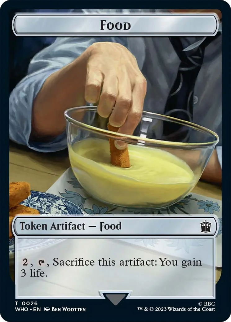 Food Token [Doctor Who Tokens] | Fandemonia Ltd