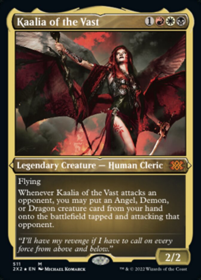 Kaalia of the Vast (Foil Etched) [Double Masters 2022] | Fandemonia Ltd