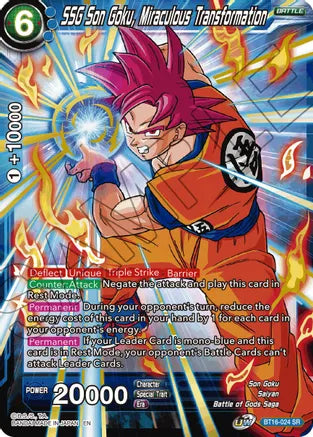 SSG Son Goku, Miraculous Transformation (BT16-024) [Realm of the Gods] | Fandemonia Ltd