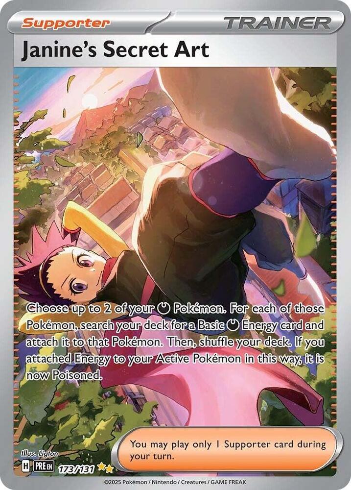Janine's Secret Art (173/131) [Scarlet & Violet: Prismatic Evolutions] | Fandemonia Ltd