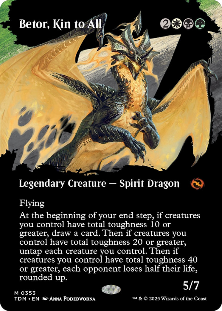 Betor, Kin to All (Borderless) [Tarkir: Dragonstorm] | Fandemonia Ltd