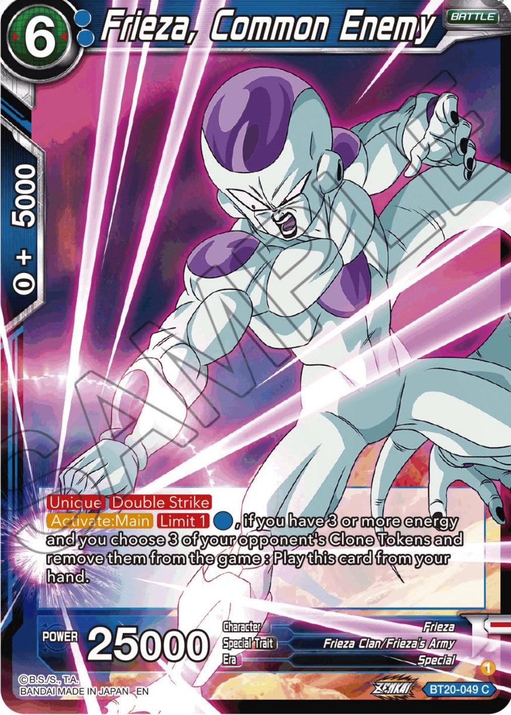 Frieza, Common Enemy (BT20-049) [Power Absorbed] | Fandemonia Ltd