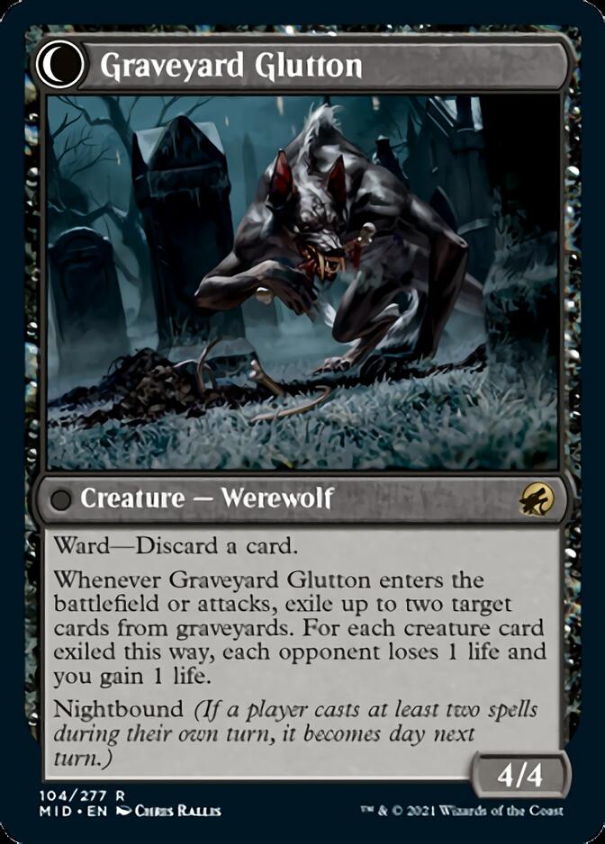 Graveyard Trespasser // Graveyard Glutton [Innistrad: Midnight Hunt] | Fandemonia Ltd