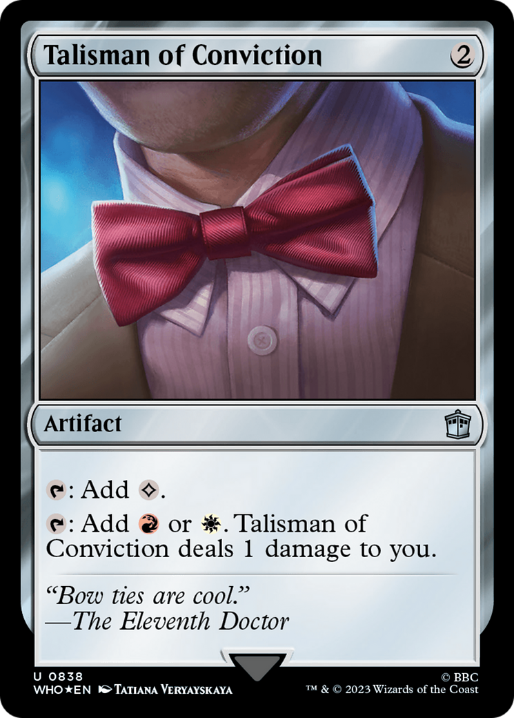 Talisman of Conviction (Surge Foil) [Doctor Who] | Fandemonia Ltd