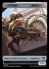 Elemental (0026) // Construct (0042) Double-Sided Token [Commander Masters Tokens] | Fandemonia Ltd