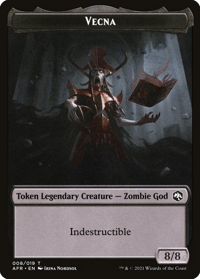 Wolf // Vecna Double-Sided Token [Dungeons & Dragons: Adventures in the Forgotten Realms Tokens] | Fandemonia Ltd