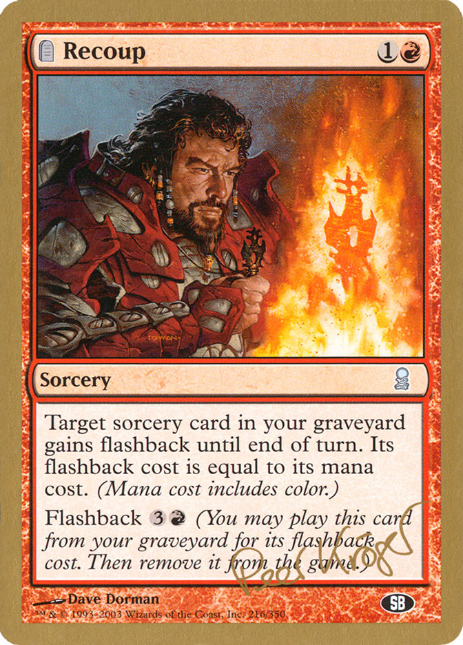 Recoup (Peer Kroger) (SB) [World Championship Decks 2003] | Fandemonia Ltd