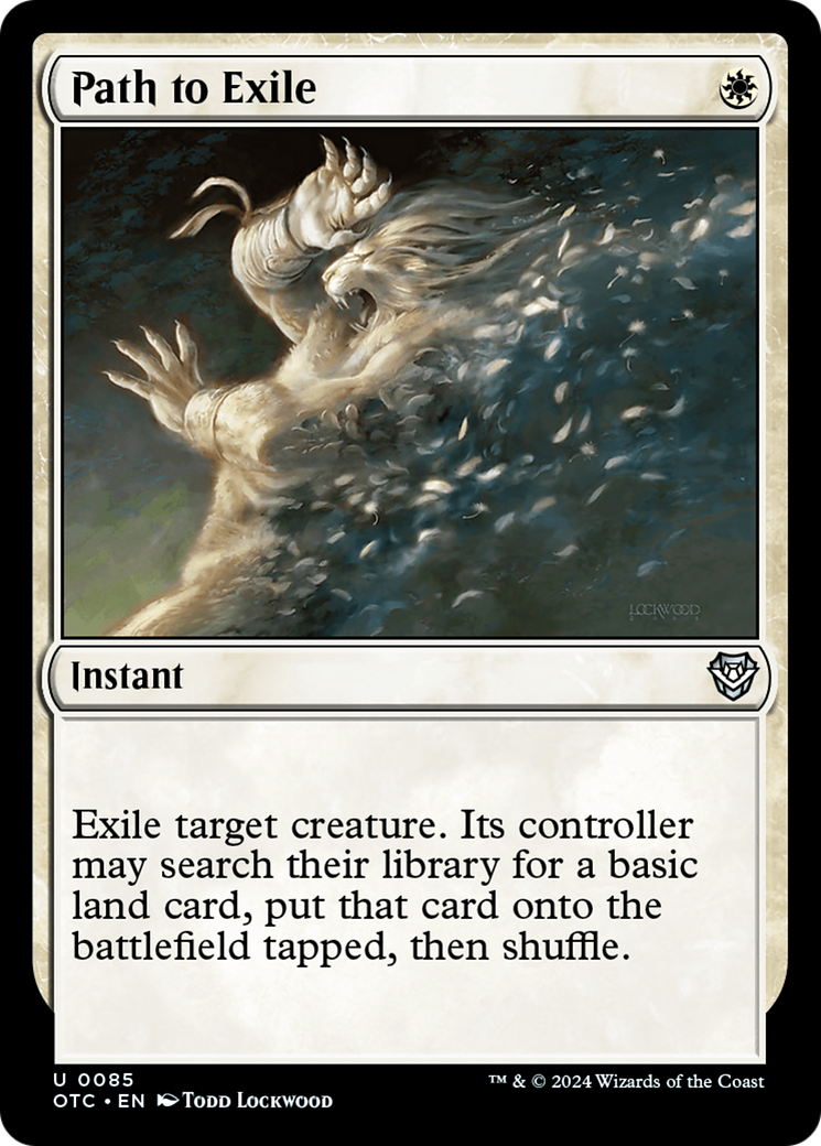 Path to Exile [Outlaws of Thunder Junction Commander] | Fandemonia Ltd