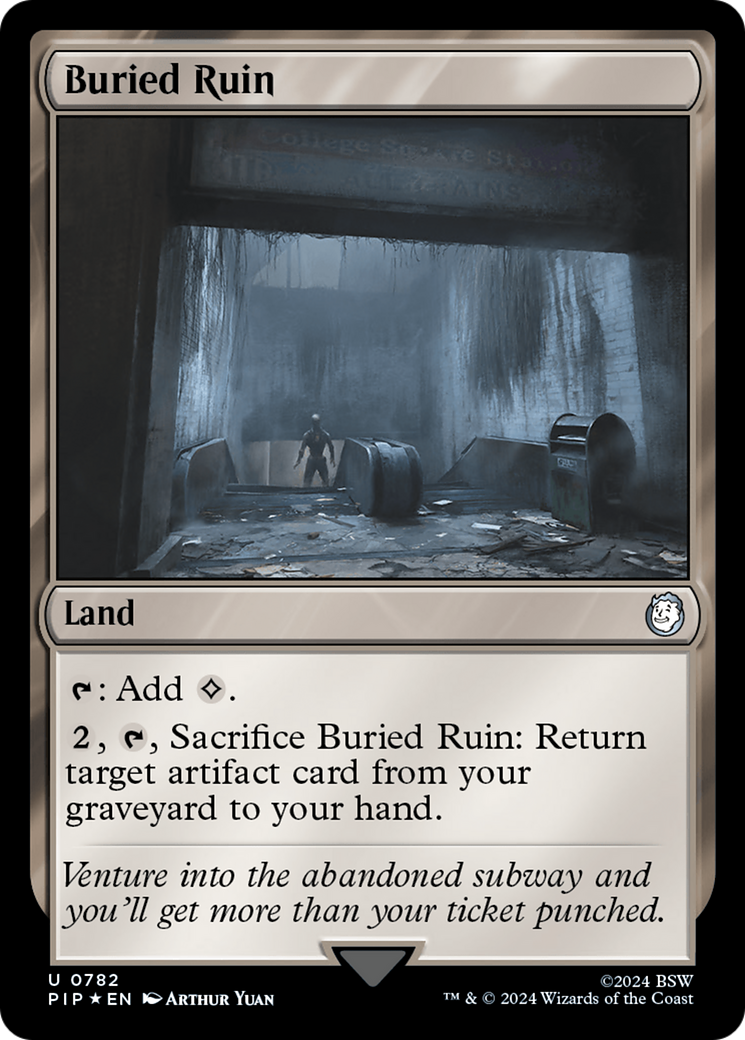 Buried Ruin (Surge Foil) [Fallout] | Fandemonia Ltd