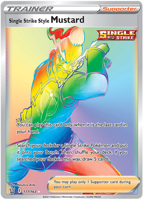 Single Strike Style Mustard (177/163) [Sword & Shield: Battle Styles] | Fandemonia Ltd