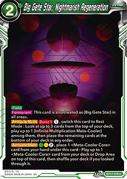 Big Gete Star, Nightmarish Regeneration (BT17-079) [Ultimate Squad] | Fandemonia Ltd
