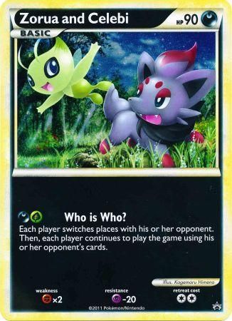 Zorua and Celebi (Jumbo Card) [Miscellaneous Cards] | Fandemonia Ltd