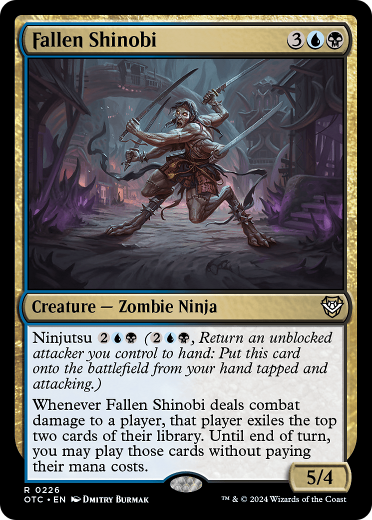 Fallen Shinobi [Outlaws of Thunder Junction Commander] | Fandemonia Ltd
