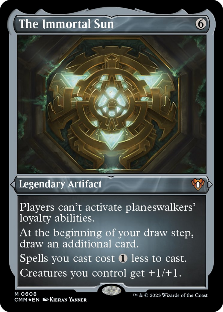 The Immortal Sun (Foil Etched) [Commander Masters] | Fandemonia Ltd