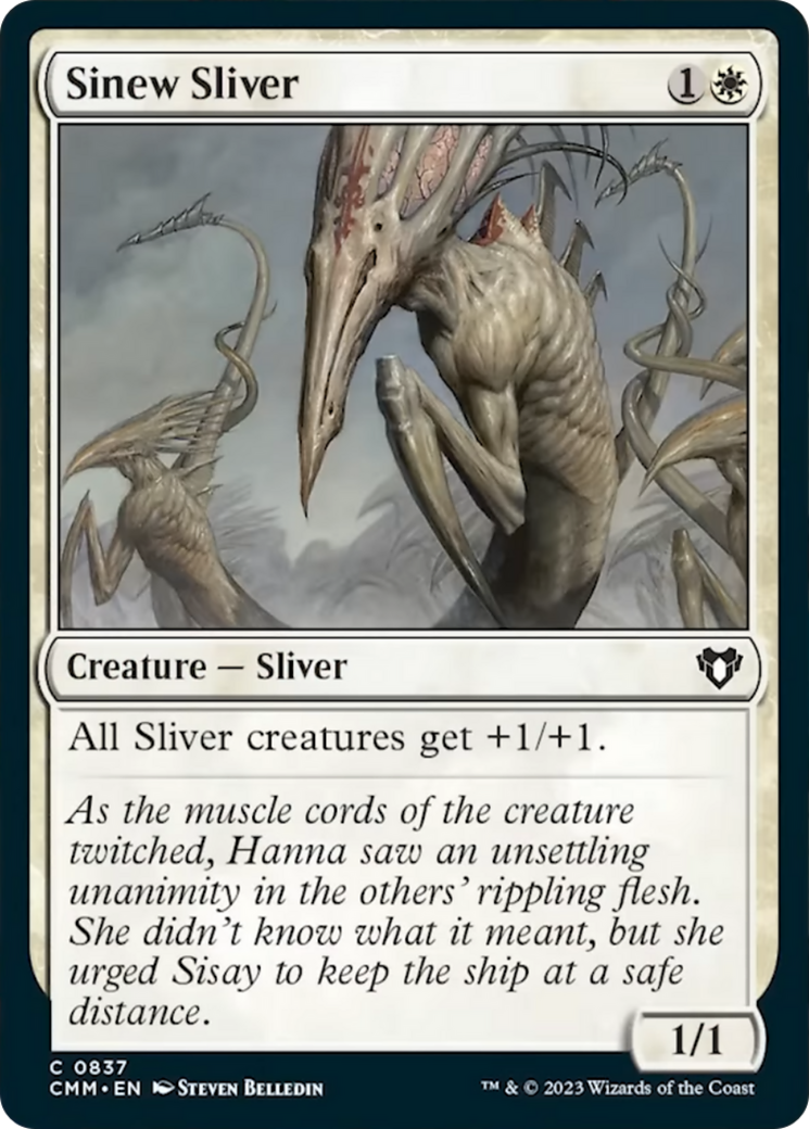 Sinew Sliver [Commander Masters] | Fandemonia Ltd