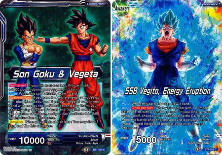Son Goku & Vegeta // SSB Vegito, Energy Eruption (BT7-025) [Assault of the Saiyans] | Fandemonia Ltd