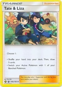 Tate & Liza (148a/168) (Alternate Art Promo) (Battle Arena Deck Exclusive) [Sun & Moon: Celestial Storm] | Fandemonia Ltd
