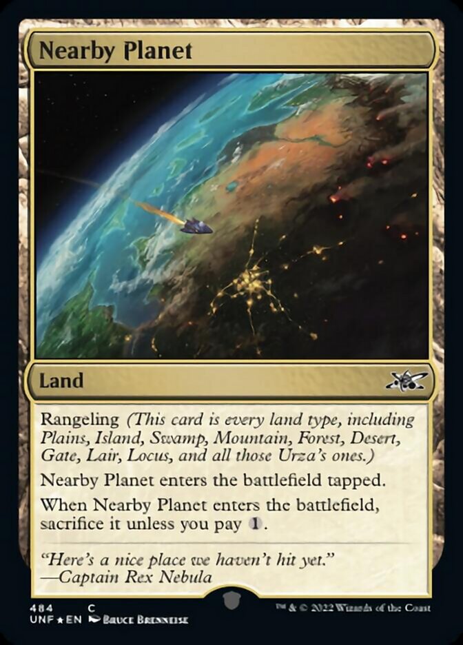 Nearby Planet (Galaxy Foil) [Unfinity] | Fandemonia Ltd