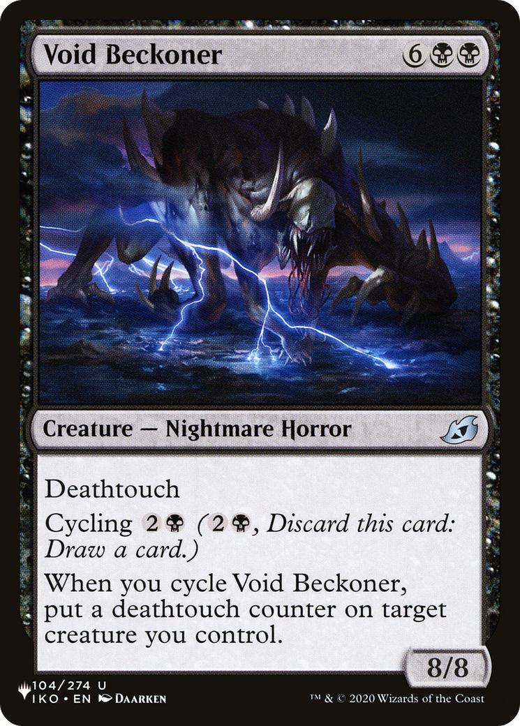 Void Beckoner [The List] | Fandemonia Ltd