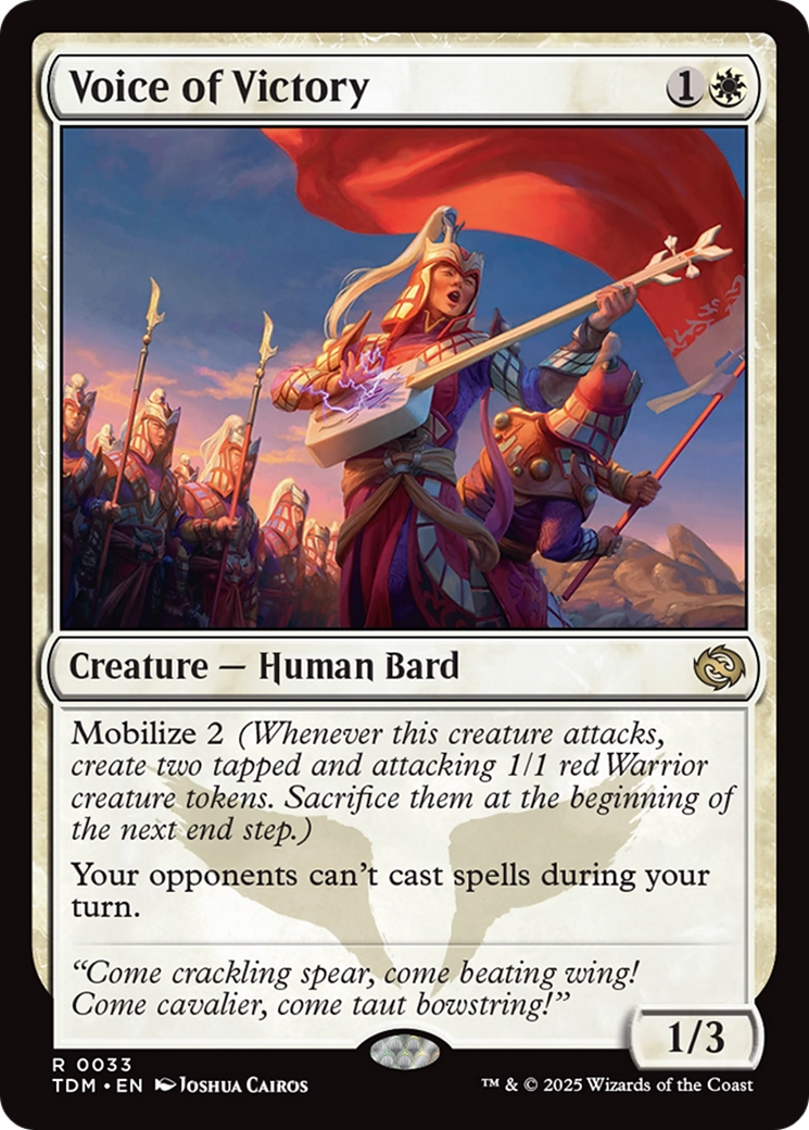 Voice of Victory [Tarkir: Dragonstorm] | Fandemonia Ltd