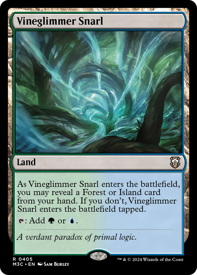 Vineglimmer Snarl (Ripple Foil) [Modern Horizons 3 Commander] | Fandemonia Ltd