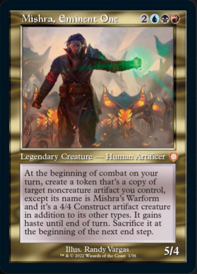 Mishra, Eminent One (001) (Retro) [The Brothers' War Commander] | Fandemonia Ltd