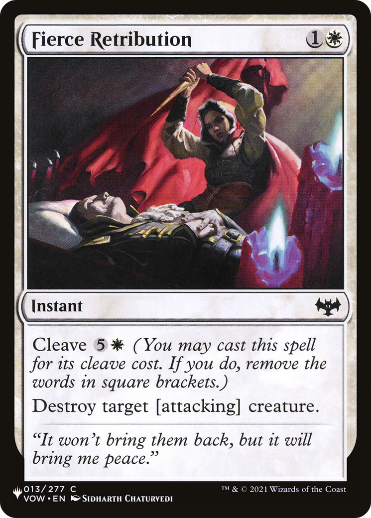 Fierce Retribution [The List] | Fandemonia Ltd