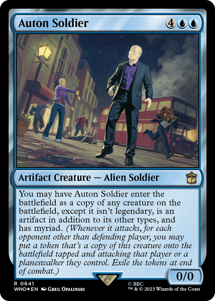 Auton Soldier (Surge Foil) [Doctor Who] | Fandemonia Ltd