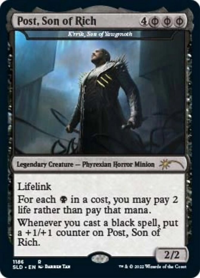 K'rrik, Son of Yawgmoth - Post, Son of Rich [Secret Lair Drop Series] | Fandemonia Ltd