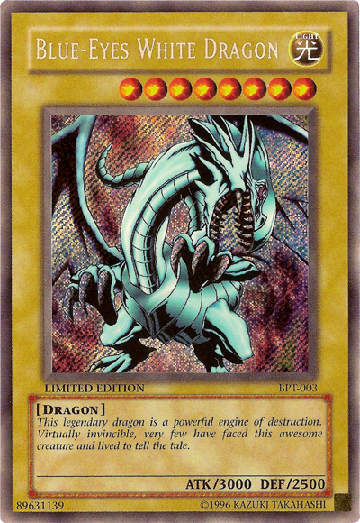 Blue-Eyes White Dragon [BPT-003] Secret Rare | Fandemonia Ltd