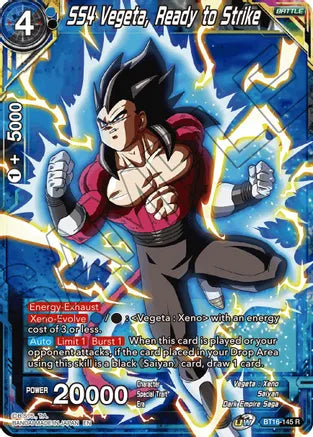 SS4 Vegeta, Ready to Strike (BT16-145) [Realm of the Gods] | Fandemonia Ltd