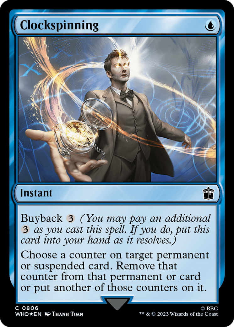 Clockspinning (Surge Foil) [Doctor Who] | Fandemonia Ltd