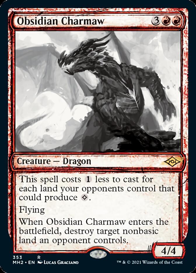 Obsidian Charmaw (Sketch) [Modern Horizons 2] | Fandemonia Ltd