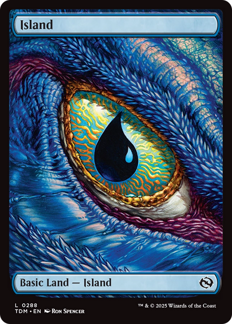 Island (0288) [Tarkir: Dragonstorm] | Fandemonia Ltd