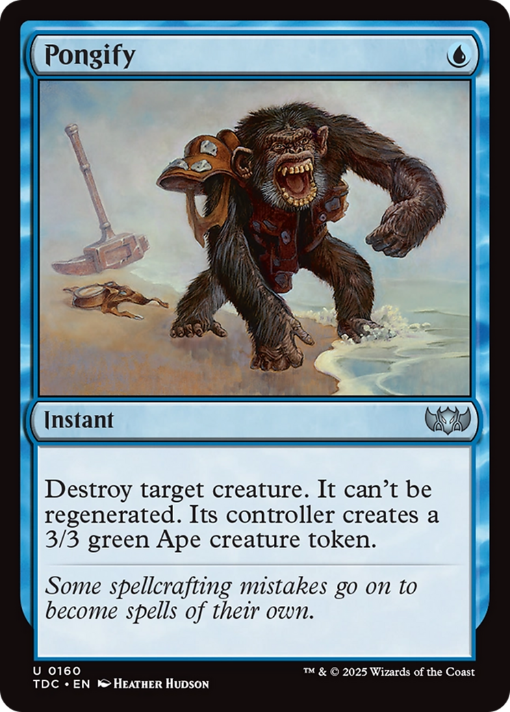 Pongify [Tarkir: Dragonstorm Commander] | Fandemonia Ltd