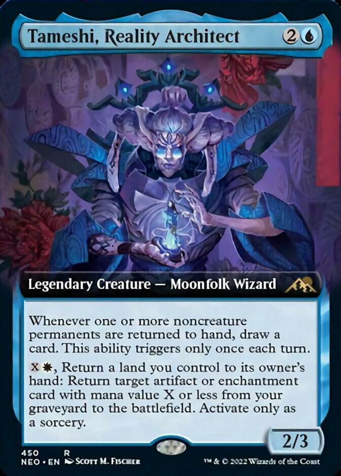 Tameshi, Reality Architect (Extended Art) [Kamigawa: Neon Dynasty] | Fandemonia Ltd