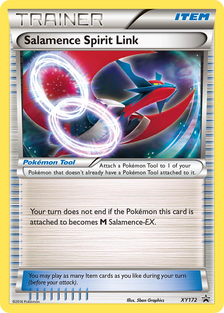 Salamence Spirit Link (XY172) [XY: Black Star Promos] | Fandemonia Ltd