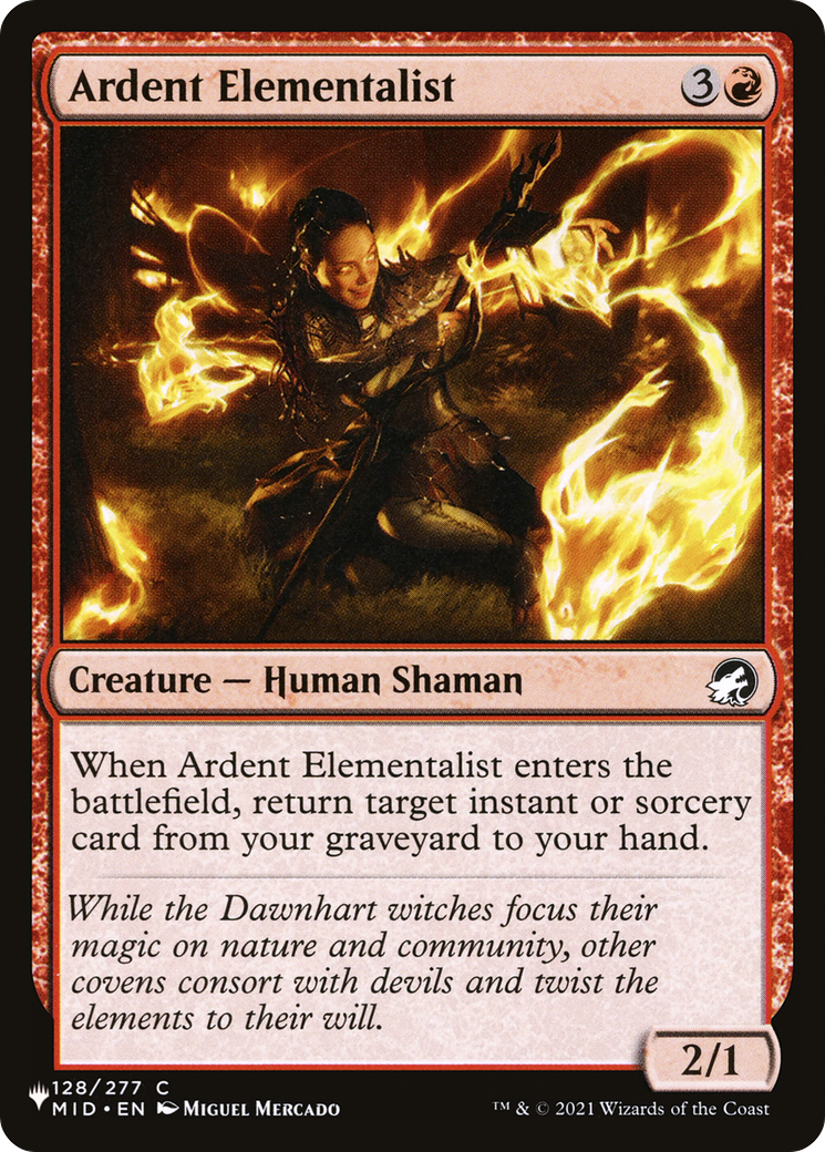 Ardent Elementalist [The List] | Fandemonia Ltd