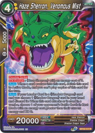Haze Shenron, Venomous Mist (BT10-117) [Rise of the Unison Warrior 2nd Edition] | Fandemonia Ltd