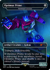 Darksteel Colossus - Optimus Prime (Borderless) [Secret Lair Drop Series] | Fandemonia Ltd
