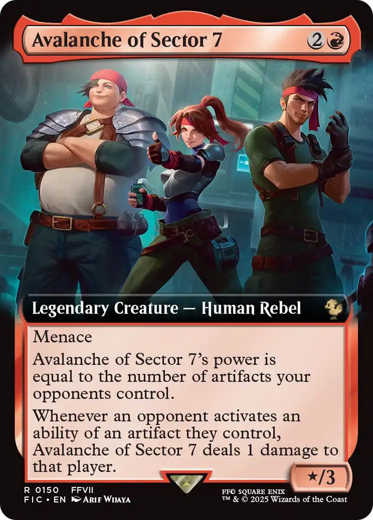 Avalanche of Sector 7 (Extended Art) [FINAL FANTASY Commander] | Fandemonia Ltd