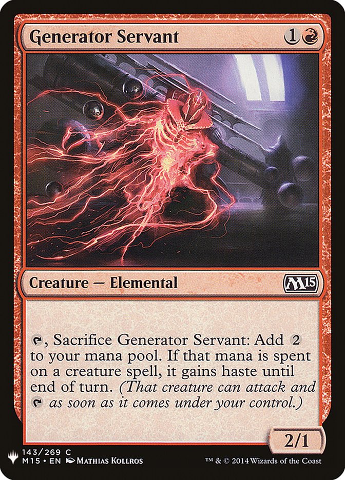 Generator Servant [Mystery Booster] | Fandemonia Ltd