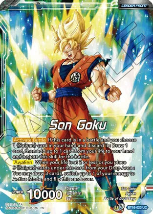 Son Goku // SSG Son Goku, Crimson Warrior (BT16-020) [Realm of the Gods] | Fandemonia Ltd